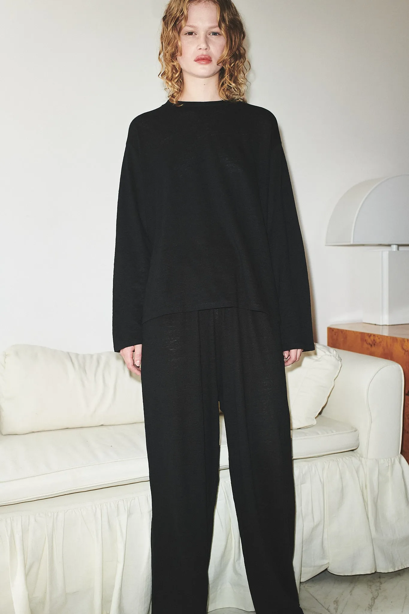 soft pant - black