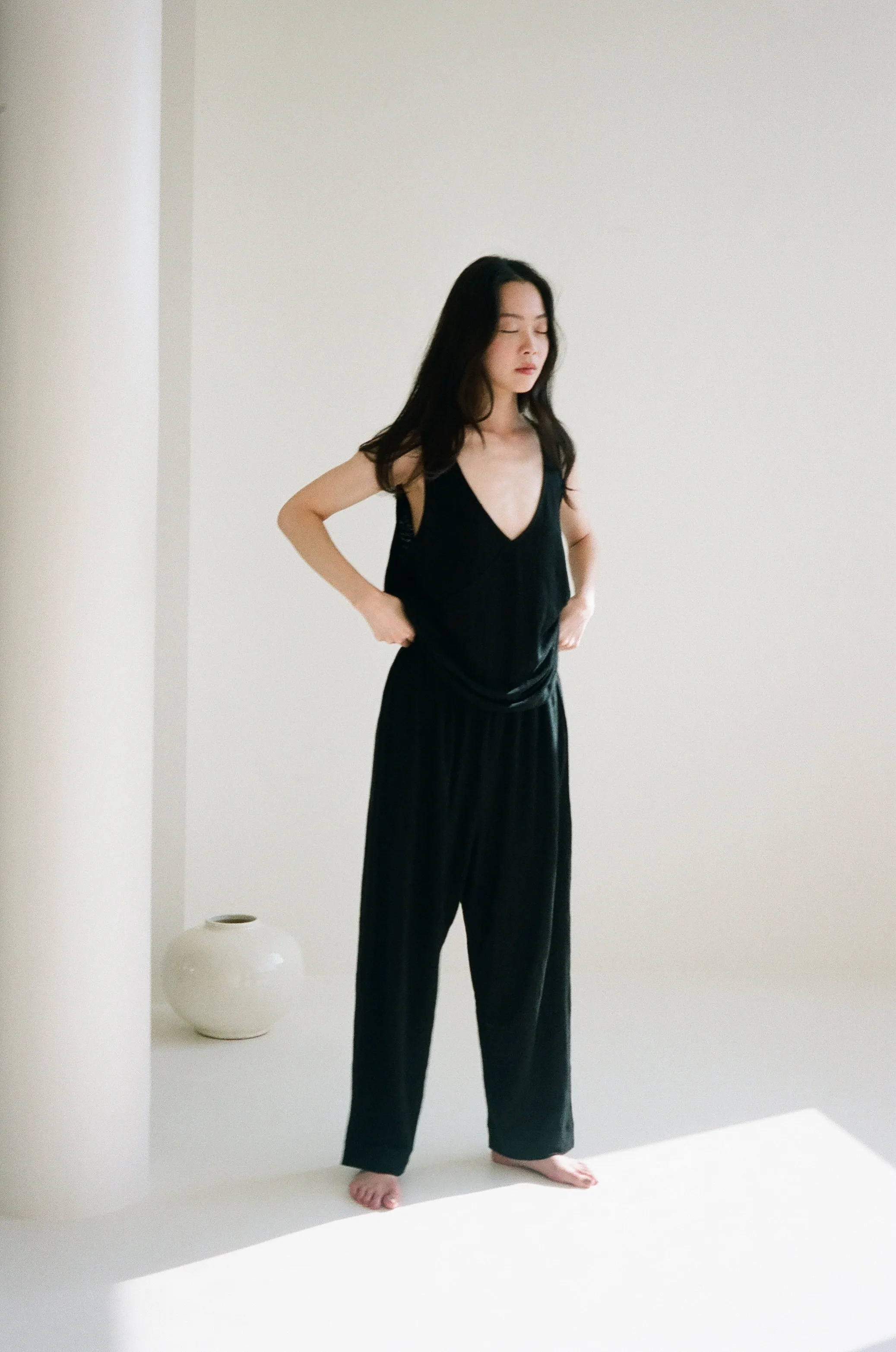 soft pant - black