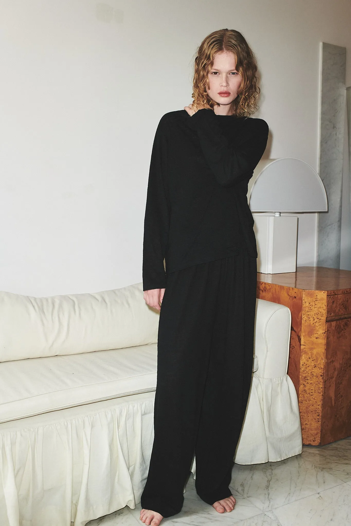 soft pant - black