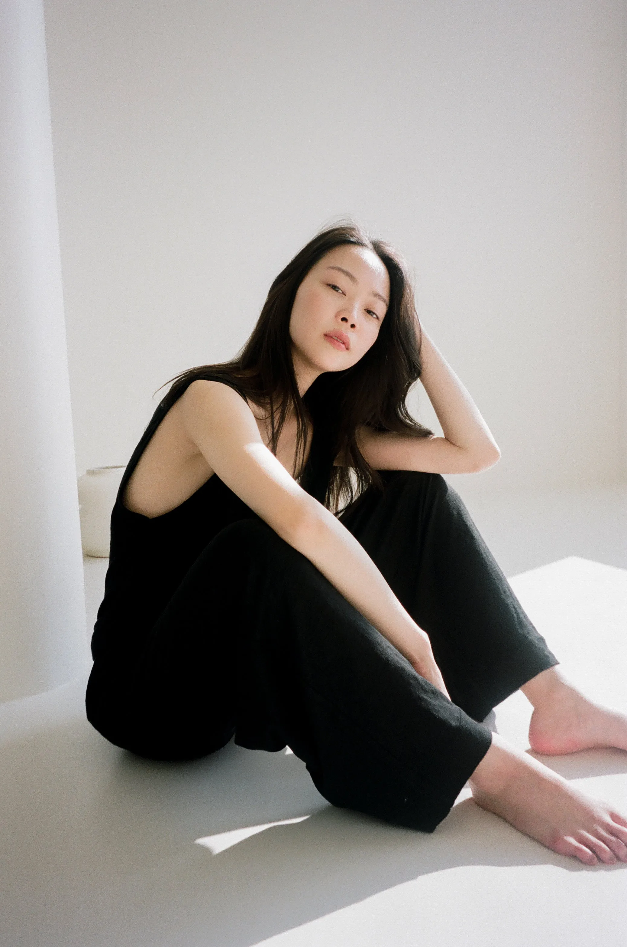 soft pant - black